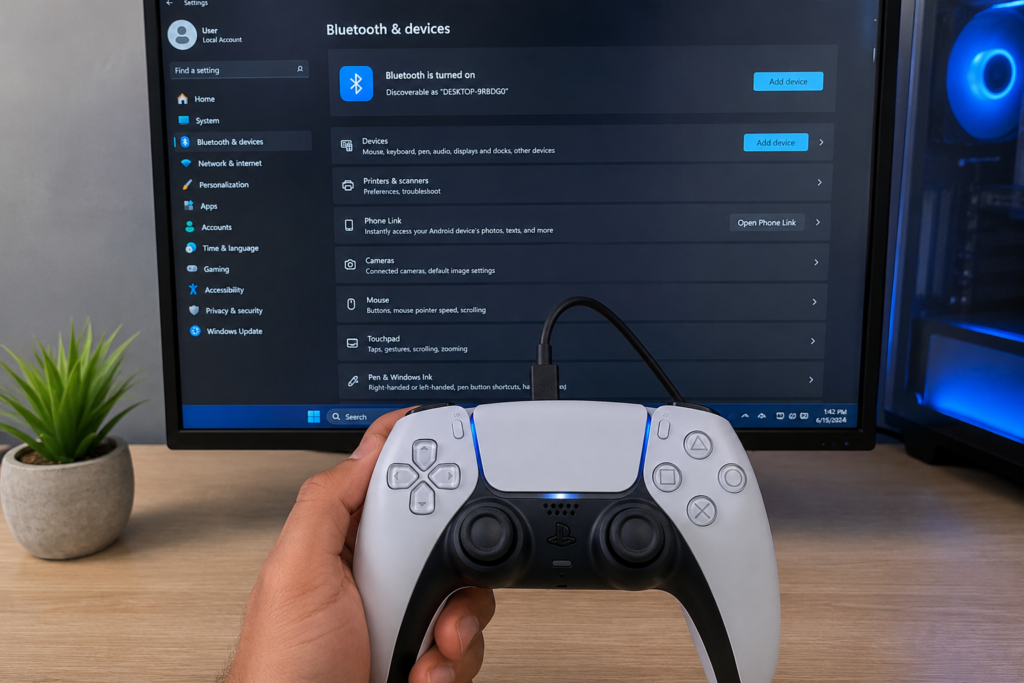 How to Connect a PS5 Controller to PC